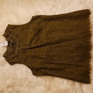 J. Crew lace sleeveless top